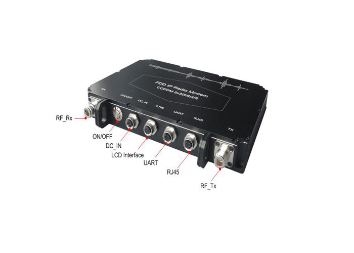 H.265 FDD IP مودم راديو COFDM فيديو الارسال لنظام الاتصالات التكتيكية